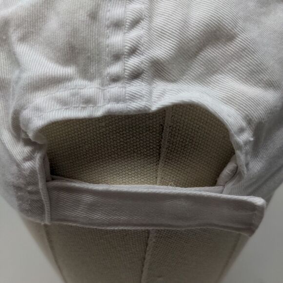 Disney Parks Men's Mickey Mouse Hat White Size Adult Strapback Shiny Official - Picture 8 of 11